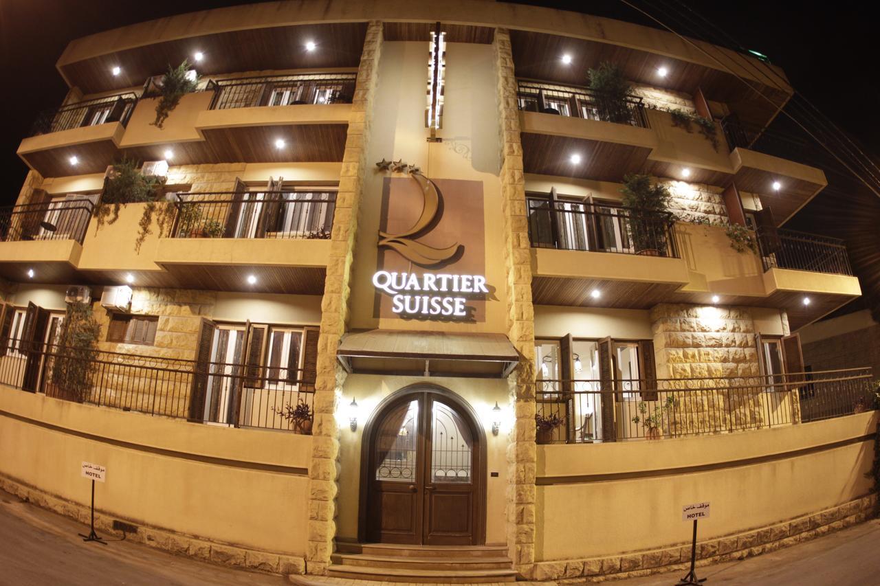 Quartier Suisse Hotel Brummana Eksteriør billede