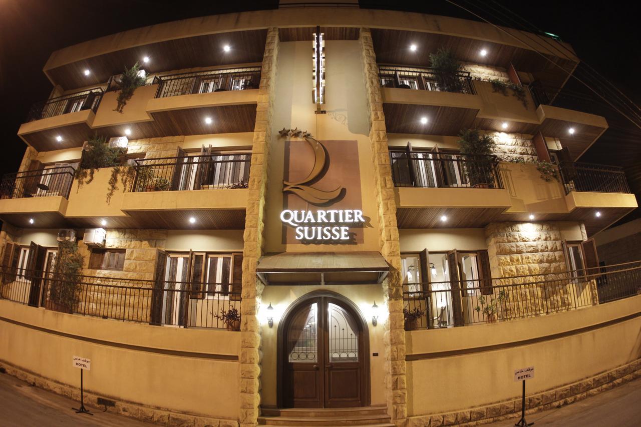 Quartier Suisse Hotel Brummana Eksteriør billede